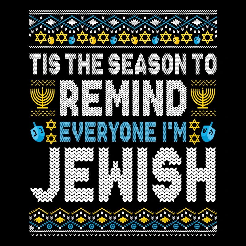 Hanoukka drôle disant cadeau