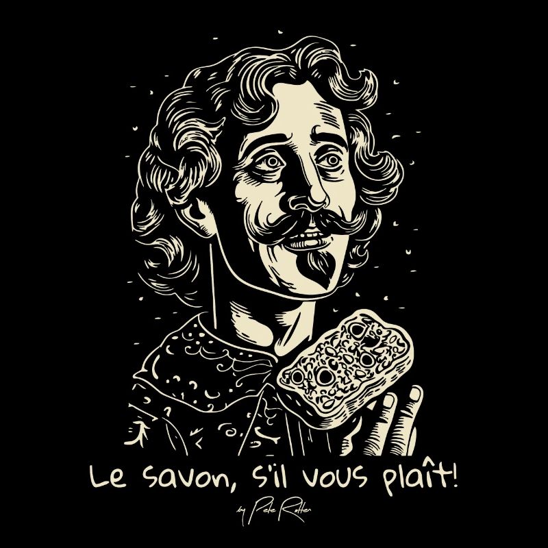 Le savon s il vous plaît, the soap please!