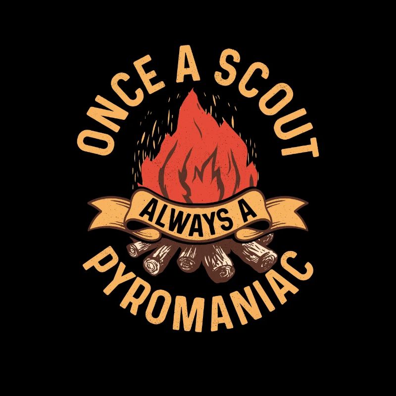 Scout's Flame: Forever a Pyromaniac Tee