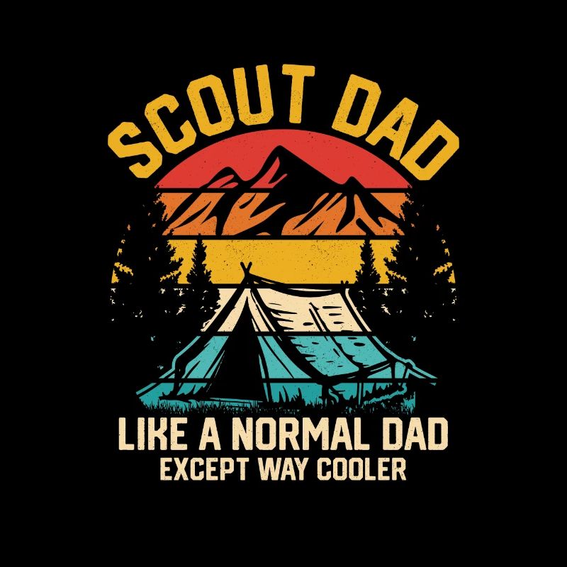 Epic Scout Dad : T-shirt plus cool que la moyenne