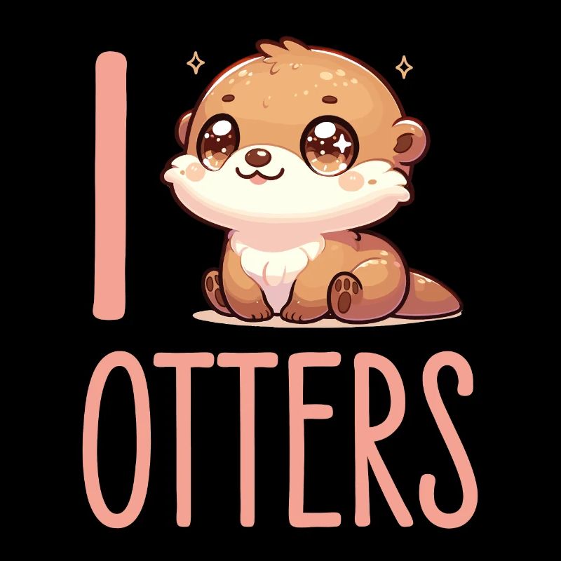 Adorable Otter Illustration - Perfect for Cute