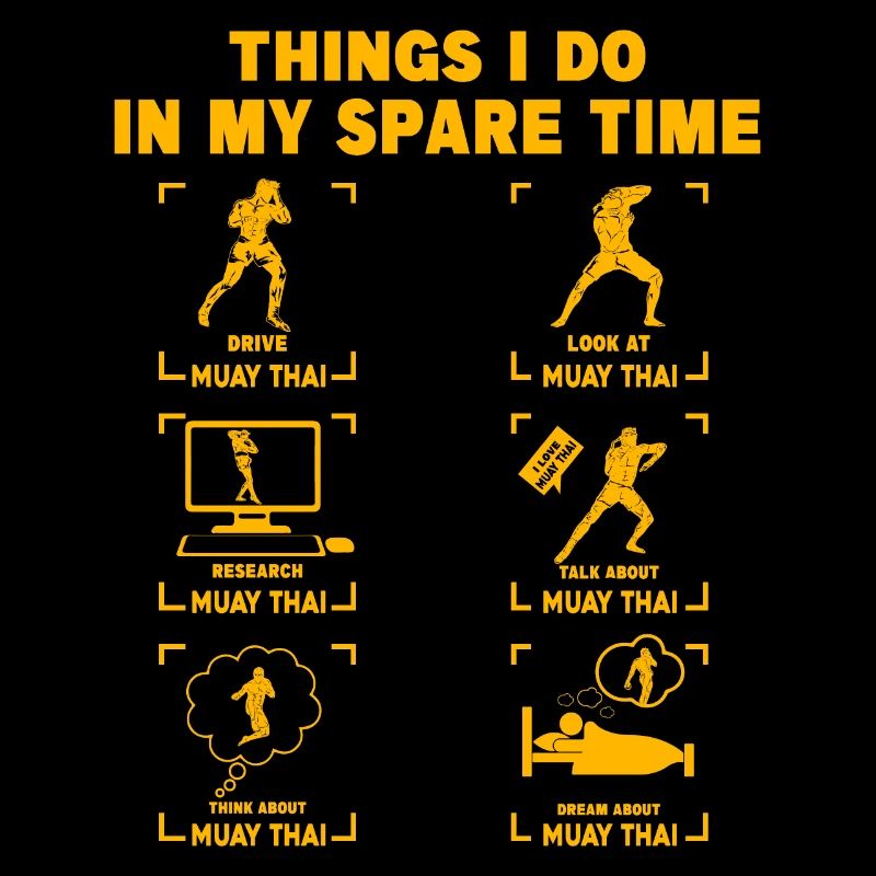 Ce que je fais pendant mon temps libre Muay Thai