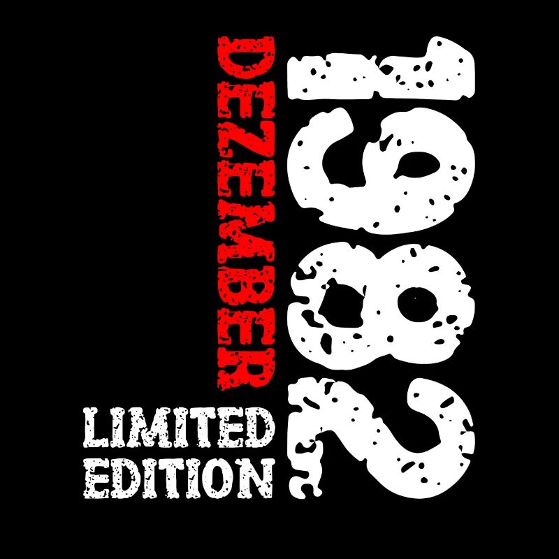 1982 Dezember Limited Edition 41. Geburtstag Deko