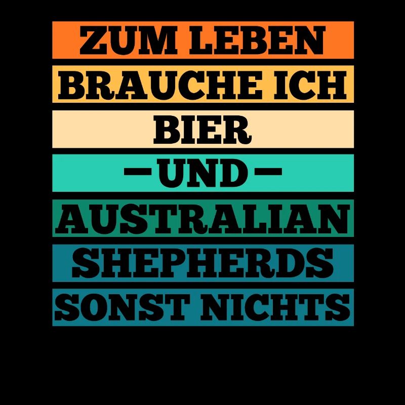 Bier Australian Shepherd Hund Aussie