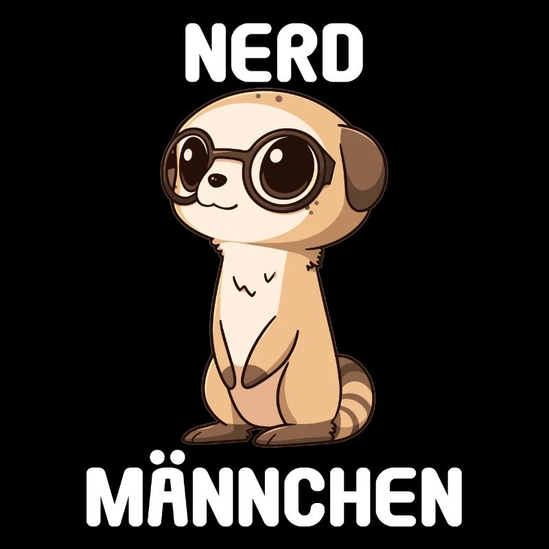 Nerdmännchen Junge Jungen Erdmännchen Nerdy Nerd