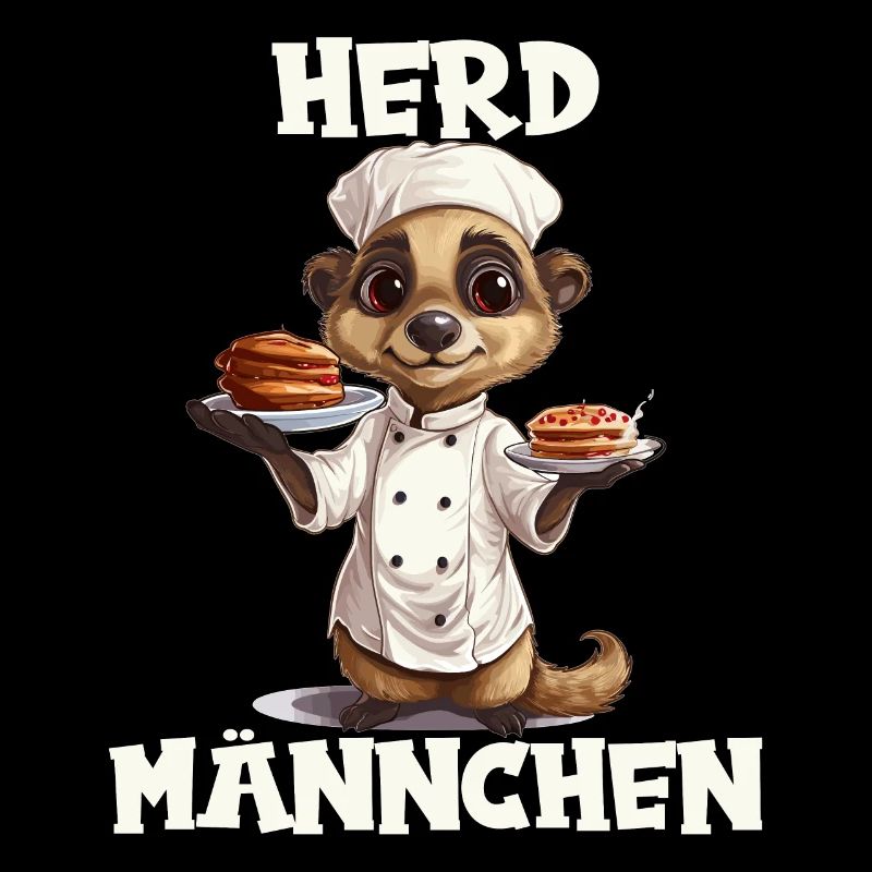 Erdmännchen kochen Koch Kochmütze Herdmännchen