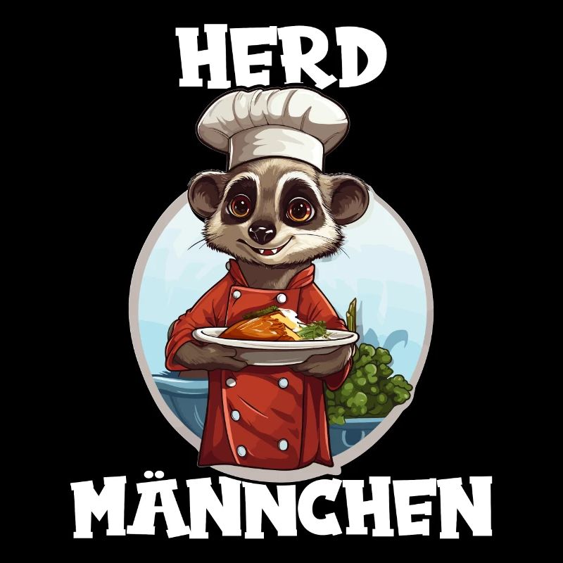 Erdmännchen kochen Koch Kochmütze Herdmännchen