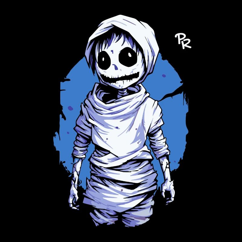 Cartoon Skeleton Mummy