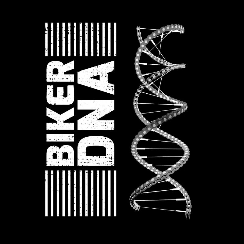 Fahradfahrer DNA Kette Speichen