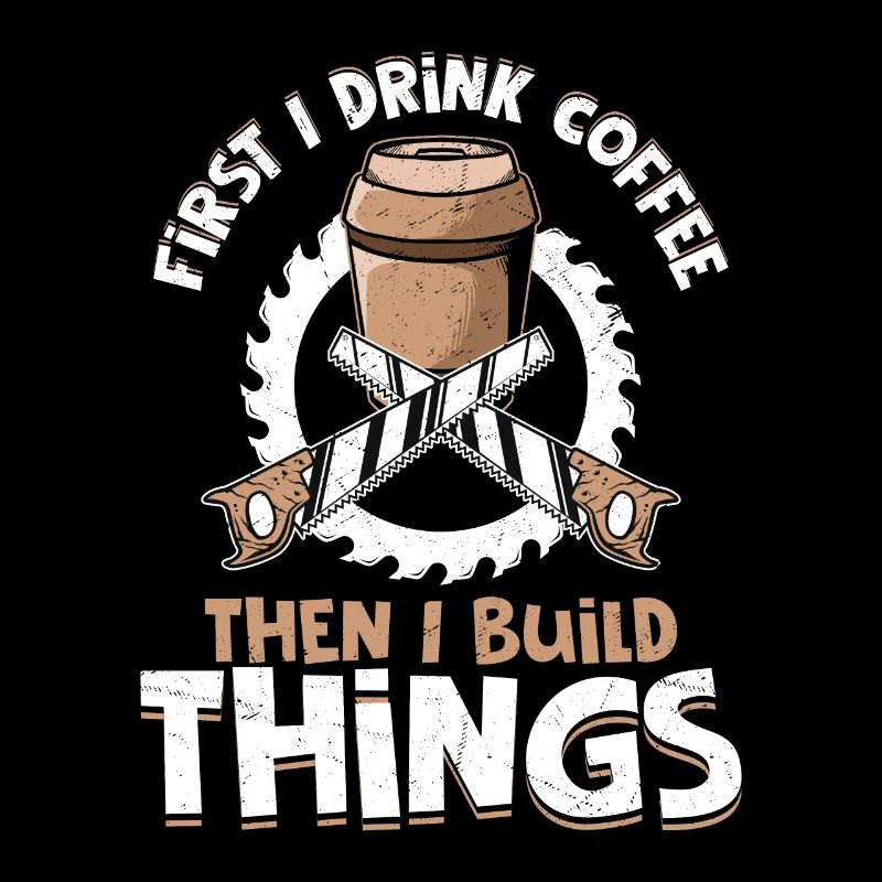 Rituel matinal du charpentier - Café puis construction