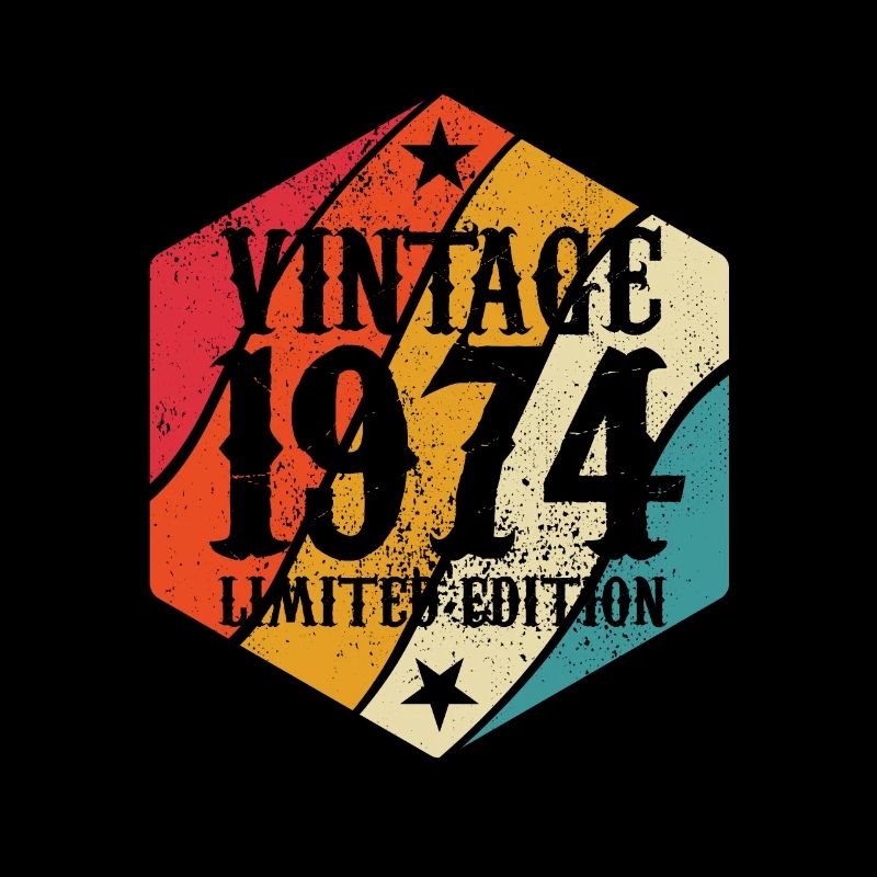Limited Edition 1974 Geburtstag Geschenk