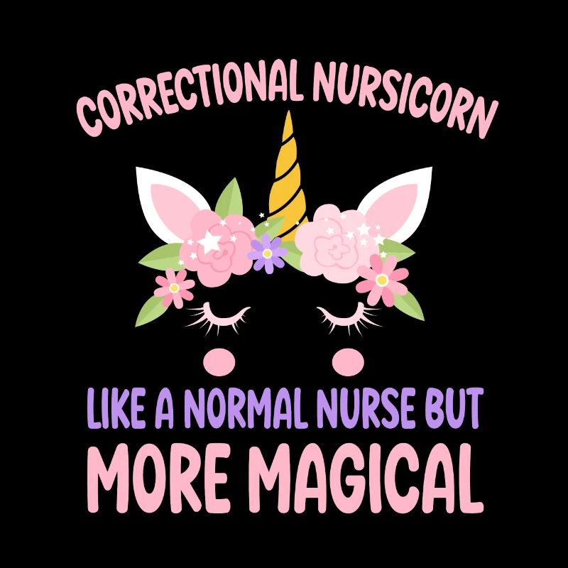 Nursing Nursicorn correctionnel comme un cadeau de soins infirmiers normal
