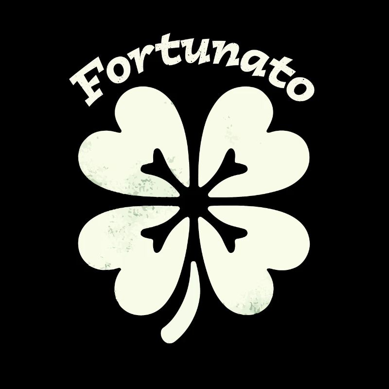 Fortunato Emblem Distressed Vierblatt