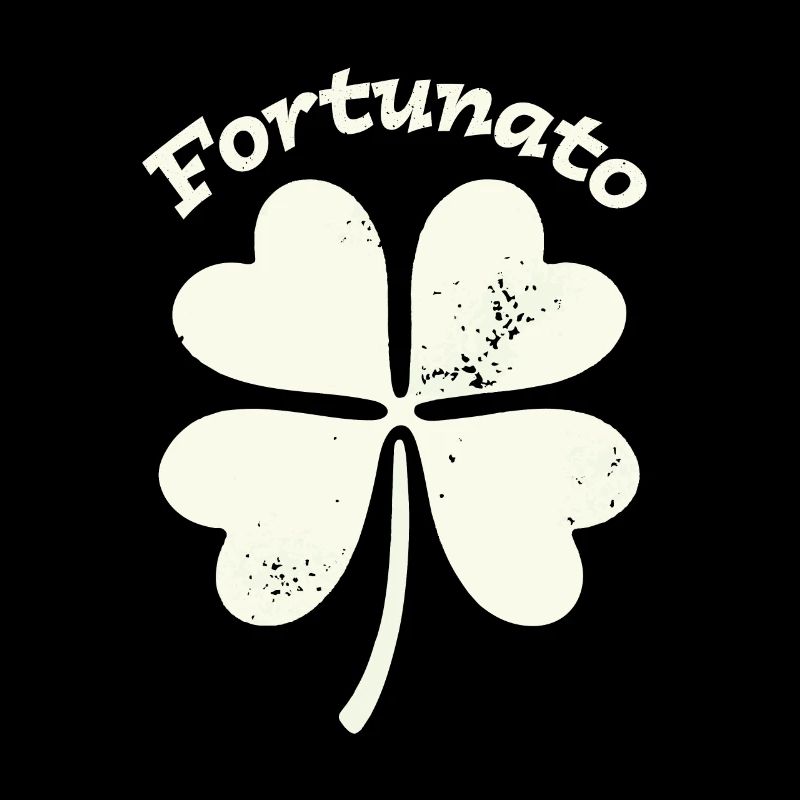 Fortunato Emblem Distressed Vierblatt