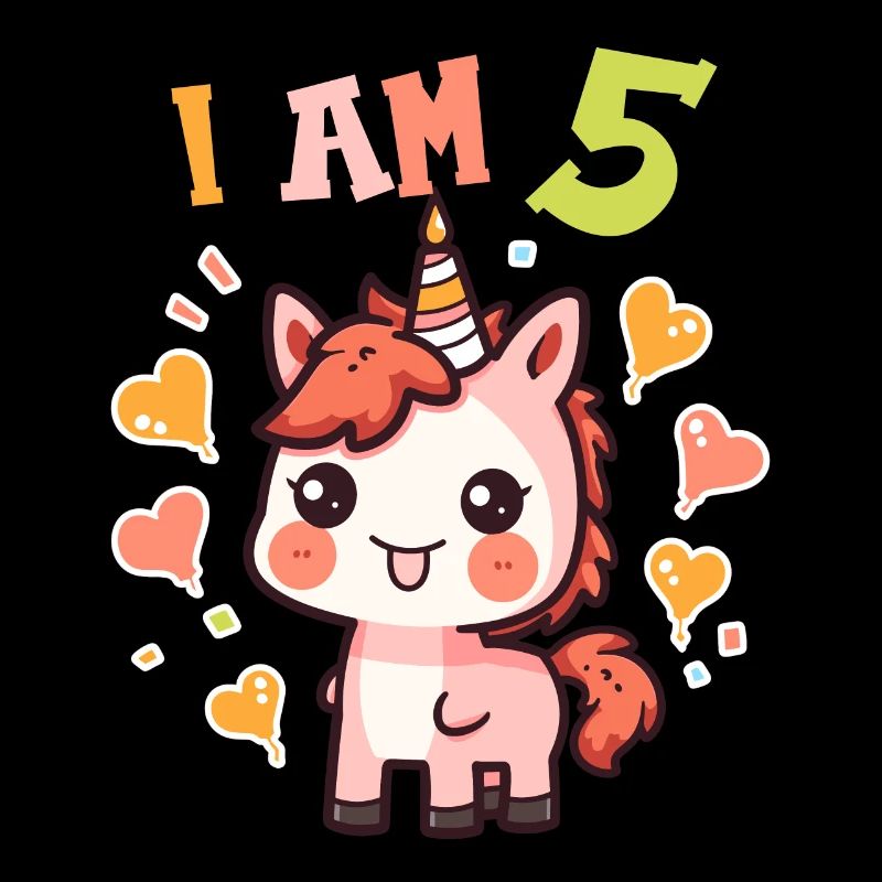 Ich bin 5 Jahre alt Pferde Pferd 5. Geburtstag
