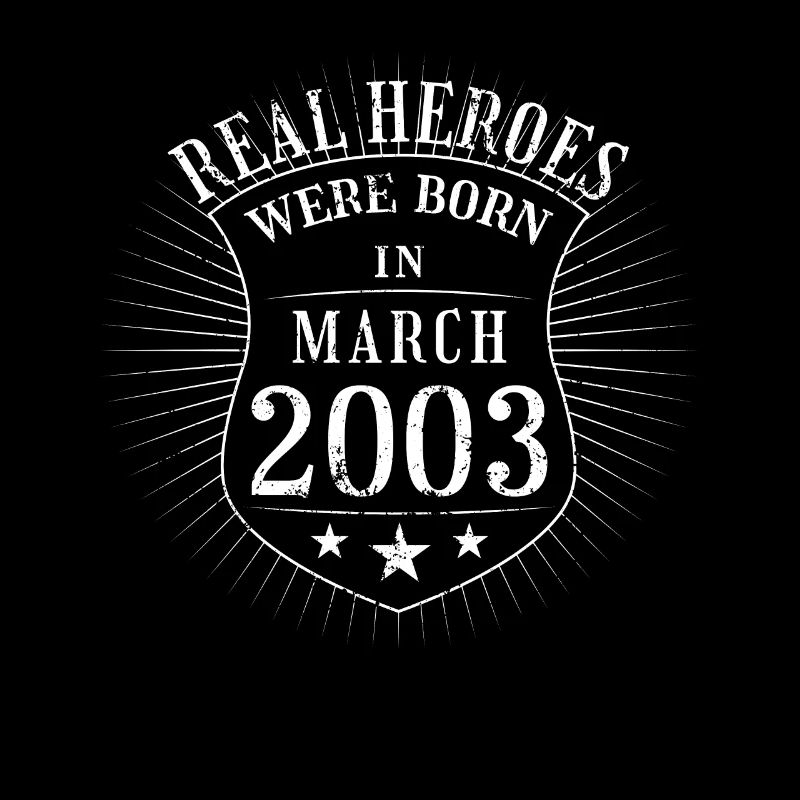 Real Heroes sont nés en mars 2003 Anniversaire