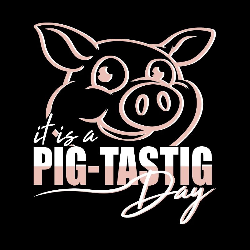 C’est un élevage de cochons de jour savoureux