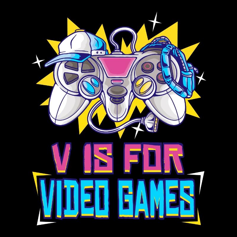 V comme Jeux vidéo : un design de manette élégant