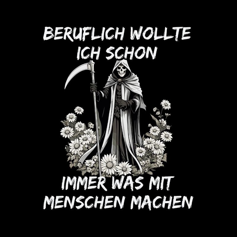 Beruflich Was Mit Menschen Machen - Sensenmann