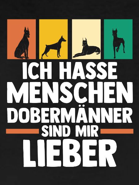 Hund Dobermann