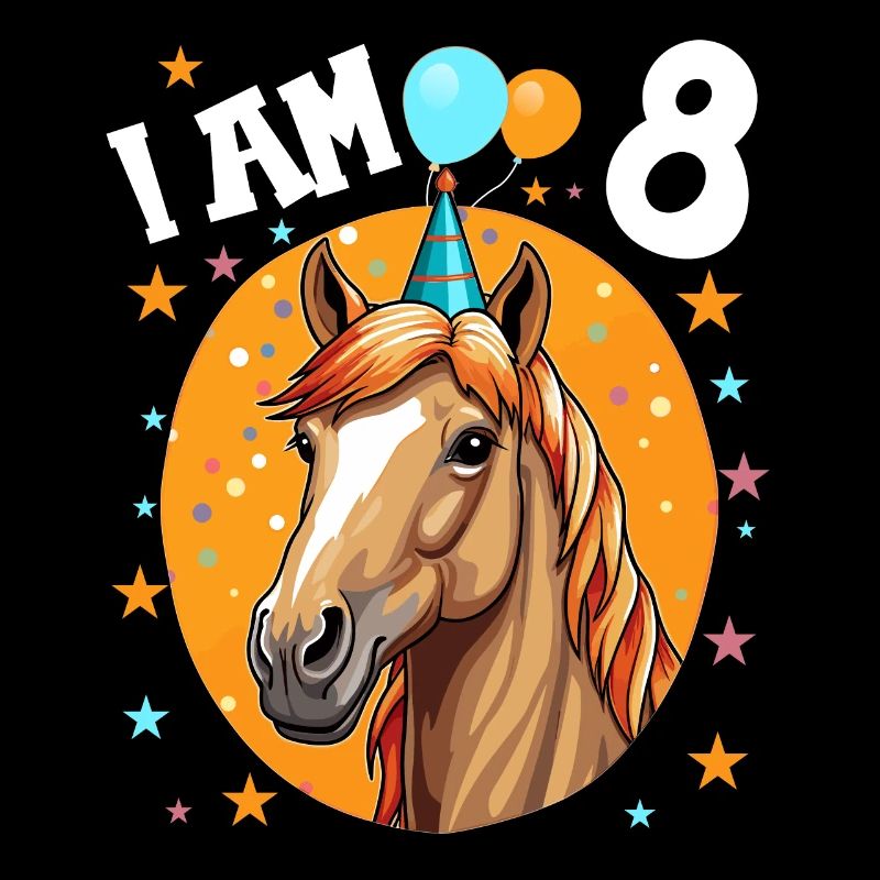 J’ai 8 ans Chevaux Cheval 8e anniversaire