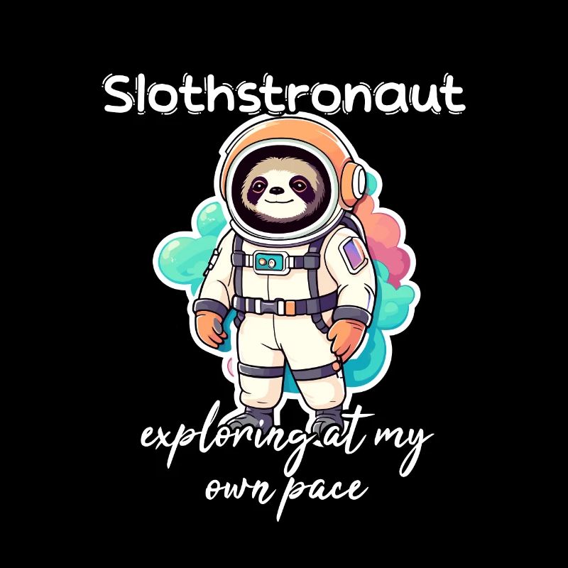 Slothstronaut Exploring At My Own Pace - Faultier