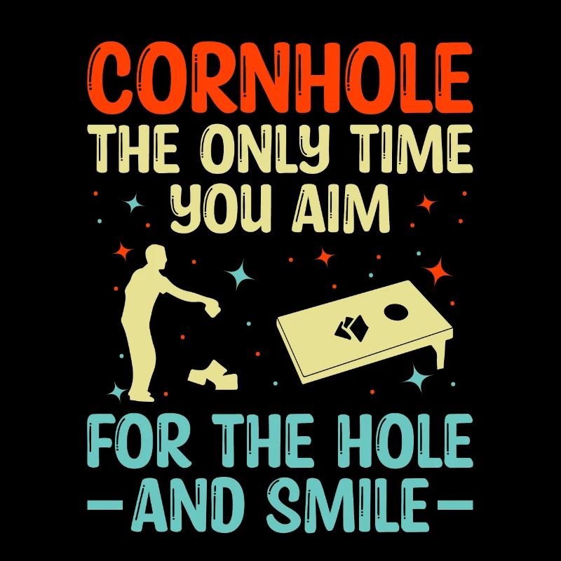 Joueurs De Cornhole Cornhole Sports Drôle De Cornhole Be