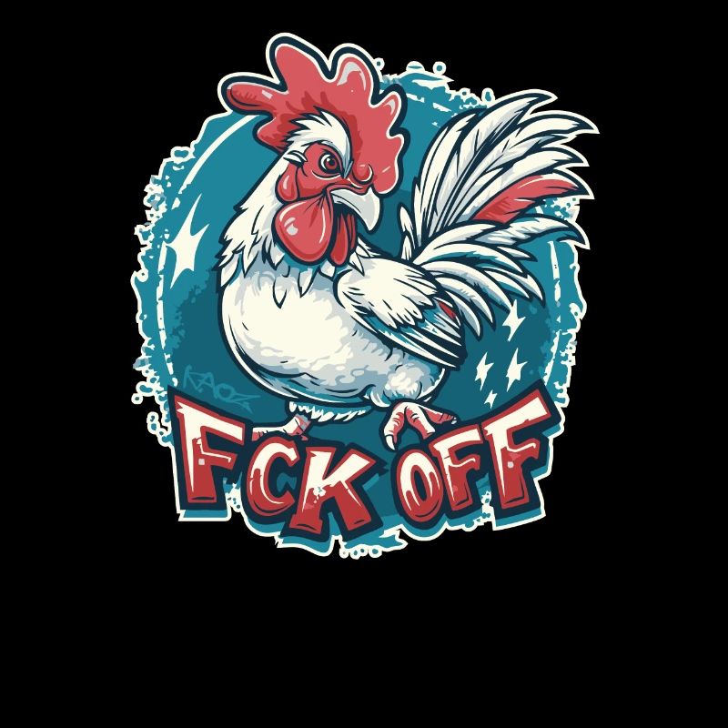 FCK OFF Hahn Huhn
