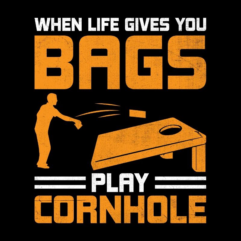 Joueurs De Cornhole Cornhole Sports Drôle De Cornhole Be