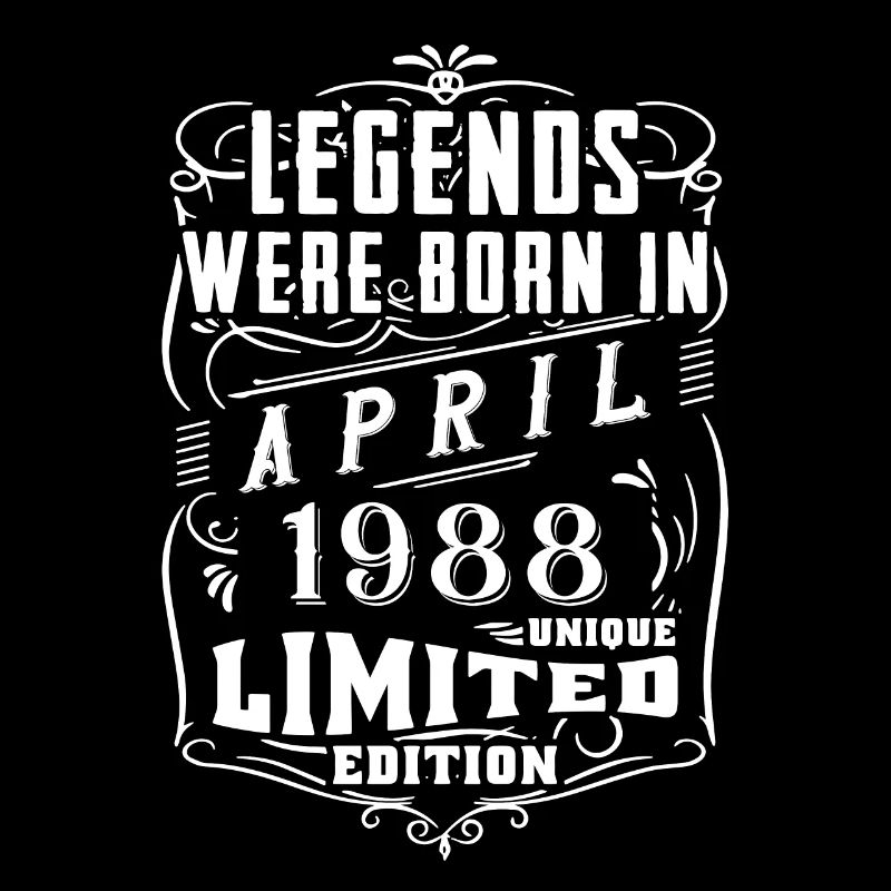 Anniversaire Avril 1988 Année Édition Limitée