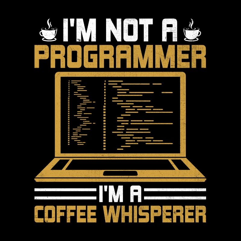 Kaffee-Codierung Programmierer Programmierer Entwickler Nerd Coff