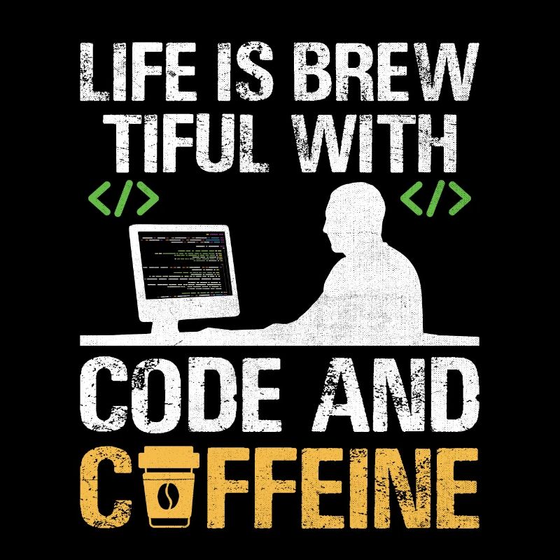 Kaffee-Codierung Programmierer Programmierer Entwickler Nerd Coff