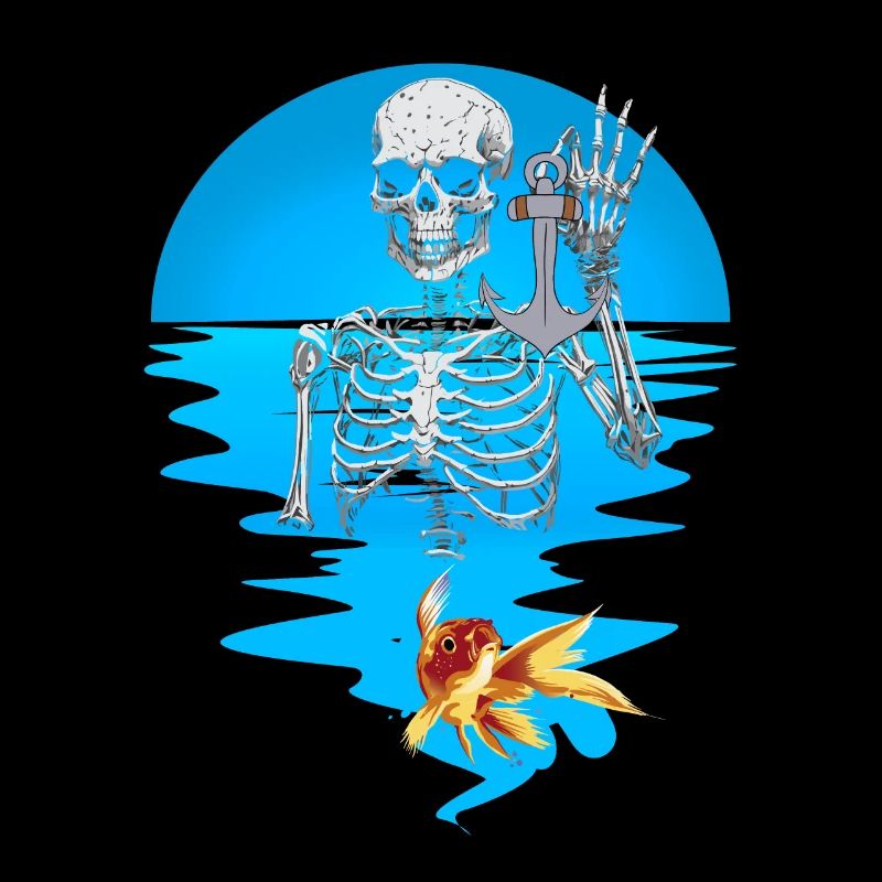 Anchor, Ghost, Horror, Sailor, Fish, Ghost, Water