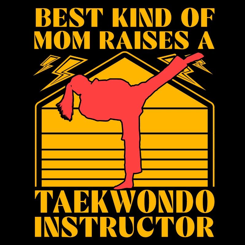 Die beste Mutter zieht einen Taekwondo-Lehrer auf