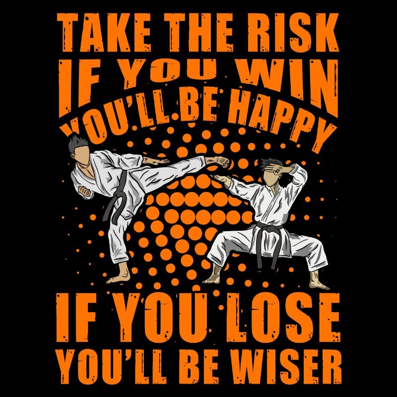 Gehen Sie das Risiko ein, wenn Sie gewinnen, Sie werden glücklich sein, wenn Sie