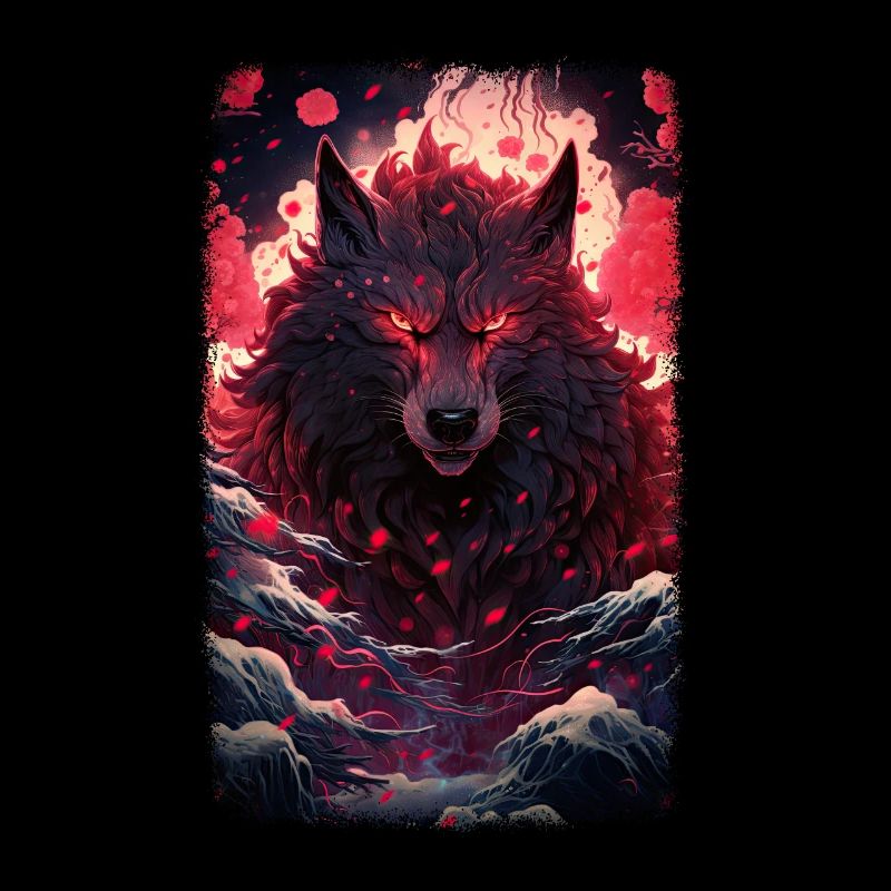 Spirit Wolf Fox Aesthetic Japanese Kitsune