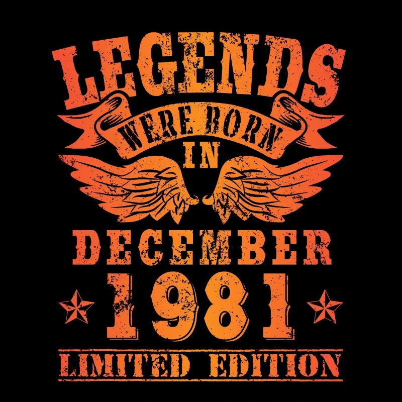 Les légendes sont nées en décembre 1981