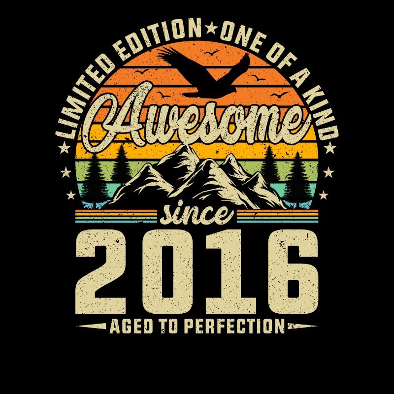 Design rétro vintage créatif 2016