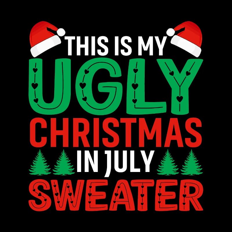This is my ugly Christmas in July Pullov