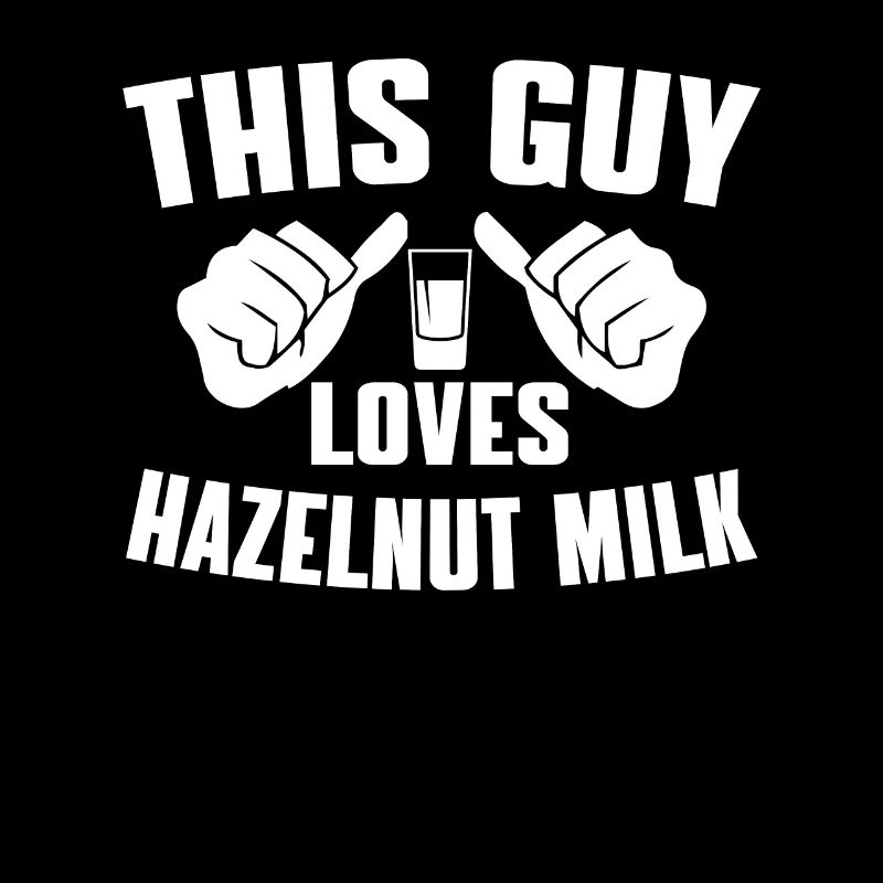 Ce gars adore le lait de noisette