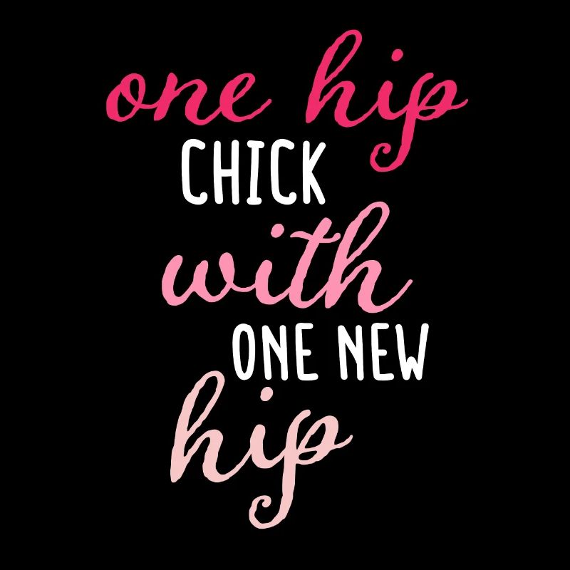 Ein Hüftküken mit einer neuen Hüftprothese