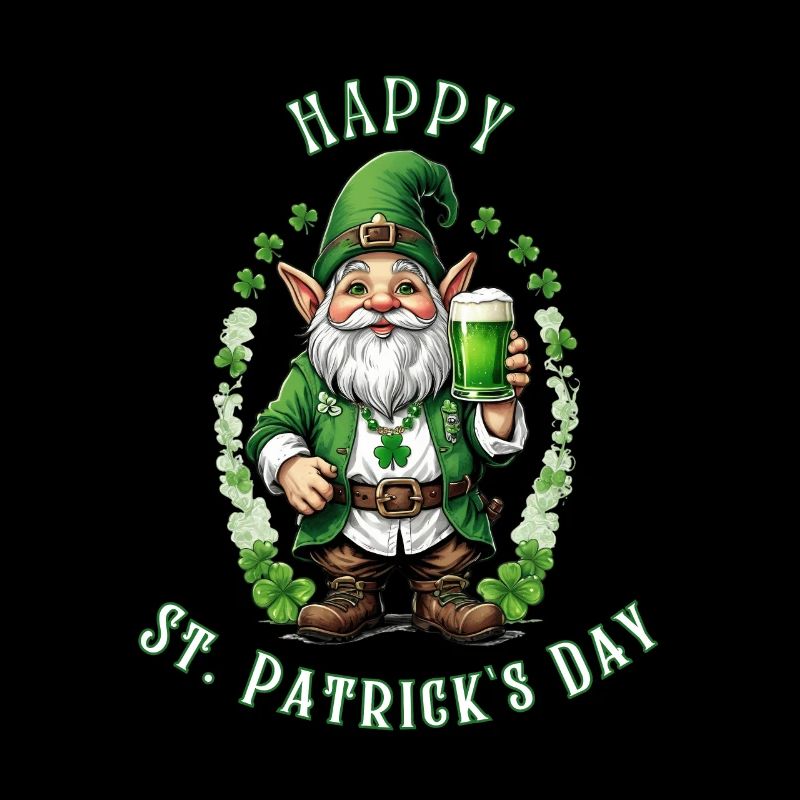 Leprechaun de la Saint-Patrick I Bière verte I