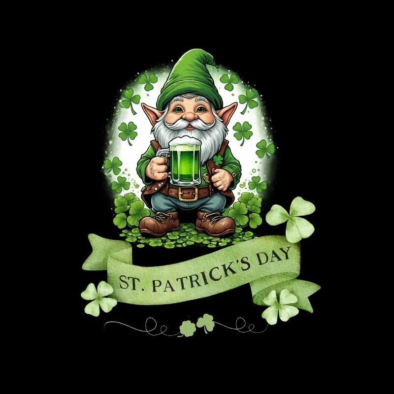 Leprechaun de la Saint-Patrick I Bière verte I