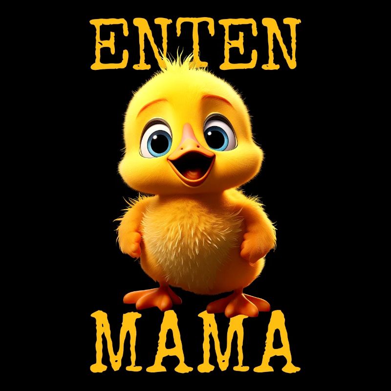 Enten Mama Muttertag Süße Entenküken Mutter Ente