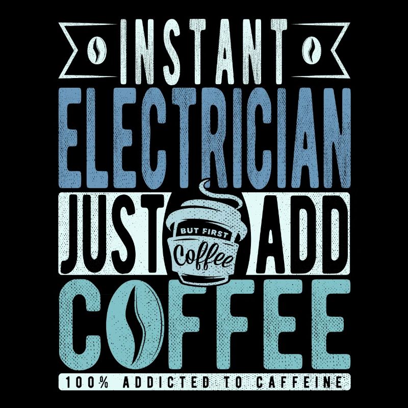 Instant-Elektriker fügen Sie einfach Kaffee hinzu