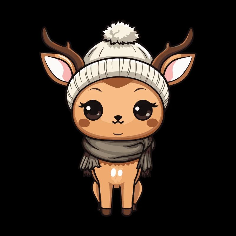 Reh Geweih Tier Baby Comic