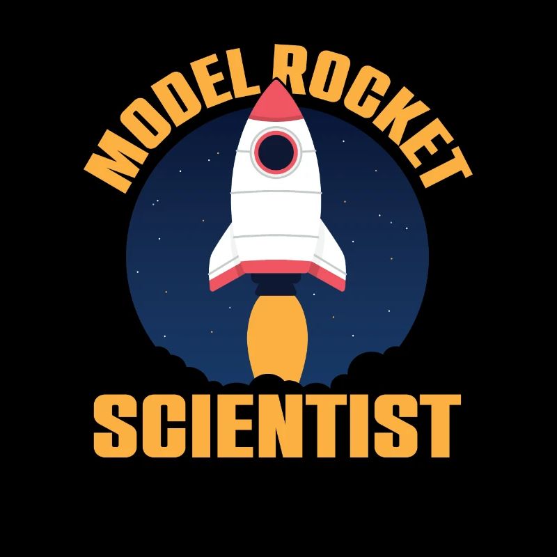 Model Rocket Scientist Kosmonaut Geschenk