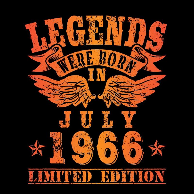 Legends were born in Juli 1966 Geburtstag