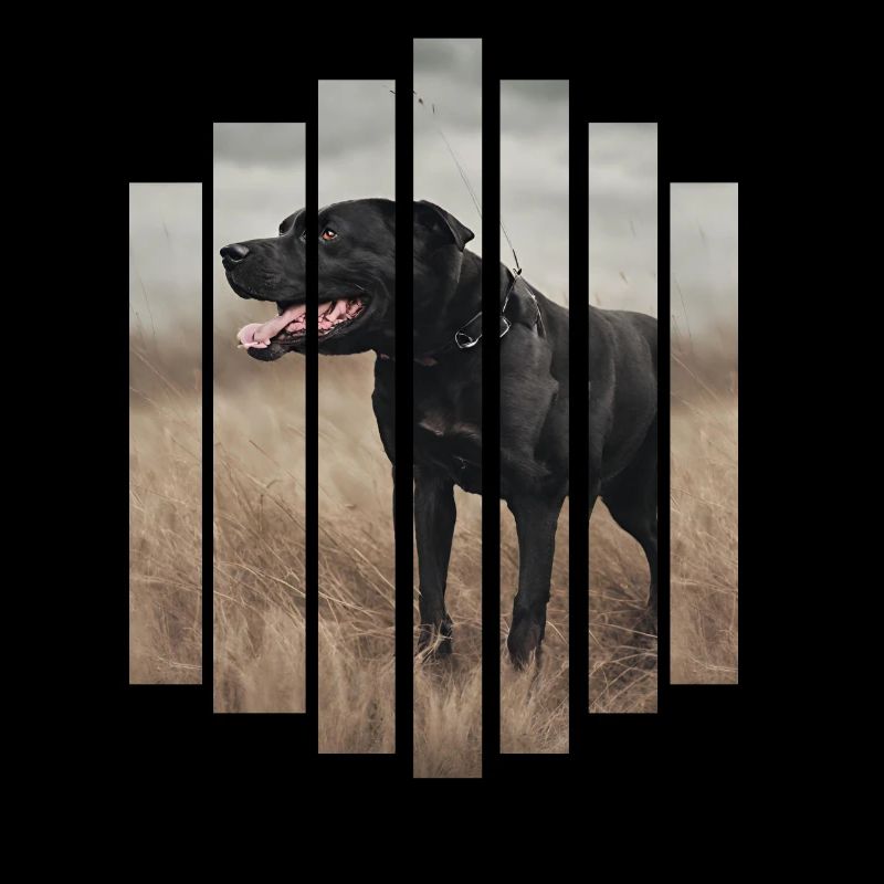 Cane Corso in stripes