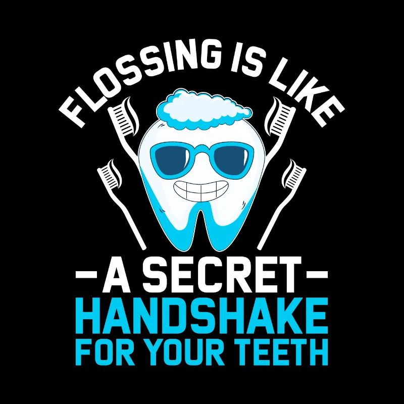 L’utilisation du fil dentaire est comme une poignée de main secrète pour vos dents